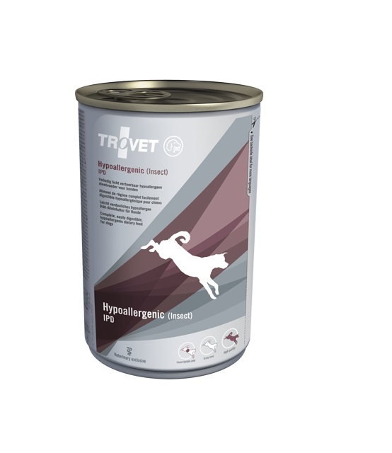 Trovet Insect TROVET Hypoallergenic Insect IPD Dog - pour chiens pour réduire les ...