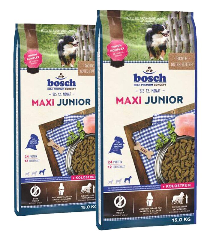 BOSCH Maxi Junior x 15 kg chiots de grande race