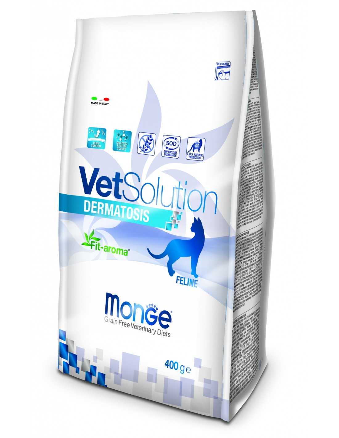 MONGE Vet Solution Cat Dermatosis 1 5 Kg Fera fr