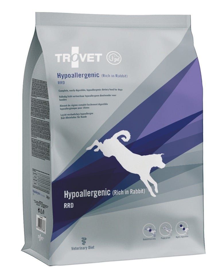 TROVET Hypoallergenic Rabbit RRD pour chiens 3 kg | Fera.fr