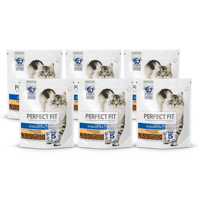 PERFECT FIT Chat Indoor poulet 6x750 g Fera.fr