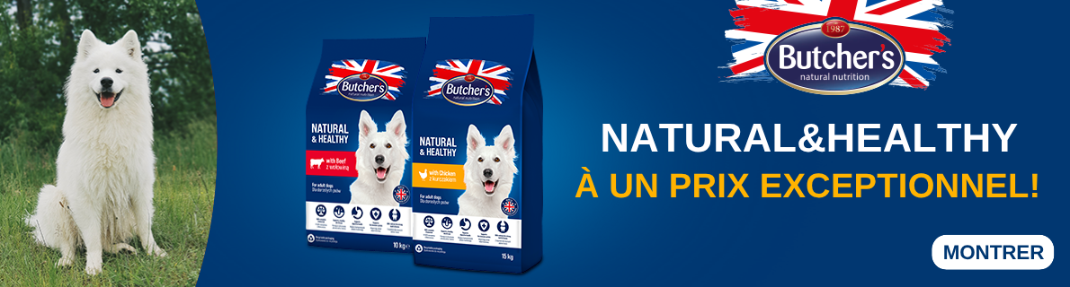BUTCHER'S: -15 % sur les aliments naturels et sains pour chiens