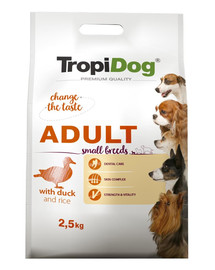 TROPIDOG Premium Adult S Duck&Rice 2,5kg