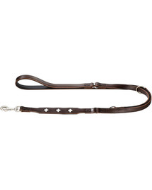 HUNTER Swiss Laisse d'entraînement en cuir 1,8cm/2m marron