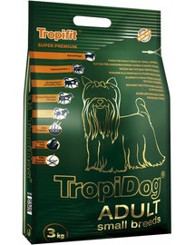 TROPIDOG Super Premium Adult S Lamb, Salmon & Rice 3kg
