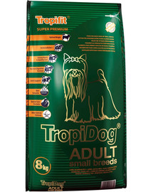 TROPICAL Tropidog adult small breeds Croquettes pour chiens de petits races 8 kg