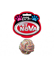 PET NOVA DOG LIFE STYLE Boule de coton Superdental 5cm