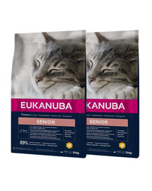 EUKANUBA Cat Senior All Breeds Top Condition Chicken & Liver 20 kg (2 x 10 kg)