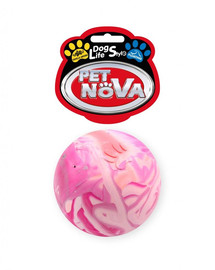 PET NOVA Dog Lifestyle Balle pleine, flottante, taille 6 cm multicolore arôme de vanille