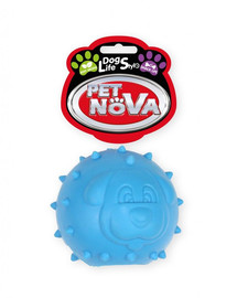 PET NOVA Dog Lifestyle  balle à friandises 6,5cm, bleu, goût menthe