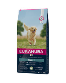 EUKANUBA Adult Large Breeds Lamb & Rice - pour chiens adultes de grandes races, riche en agneau et en riz - 12 kg