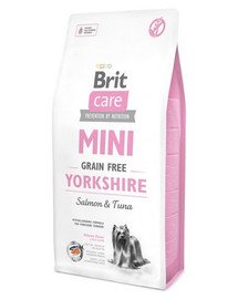 BRIT Care Grain Free Mini Yorkshire - Saumon & thon, sans céréales pour Yorkshire - 7 kg