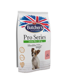 BUTCHER'S ProSeries Dog Dry Junior croquettes au saumon 800 g petite race