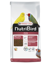 VERSELE-LAGA NutriBird C15 Maintenance pallets aliment d'entretien pour canaris 1 kg