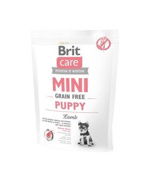 BRIT Care Grain Free Mini Puppy Lamb - Agneau & sans céréales pour chiots de races mini - 400g