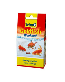 TETRA Goldfish Weekend 40 pièces de nourriture de week-end pour poissons rouges