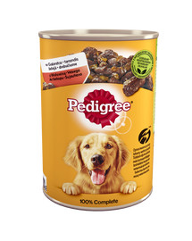 PEDIGREE Adult aliments humides pour chiens adultes 24 boîtes de 400 g