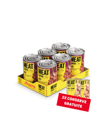JOSERA Meatlovers Pure Bœuf 6x800 g + 2 boîtes Poulet aux carottes 400 g GRATUIT