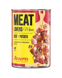 JOSERA Meatlovers Menu Bœuf avec Pommes de terre 6x800 g