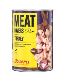 JOSERA Meatlovers Dinde pure 6x400 g