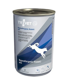 TROVET Dog Hypoallergenic RRD Rabbit 400 g