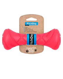 PULLER PitchDog Game barbell pink haltère pour chiens rose 7x19 cm
