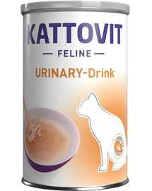 KATTOVIT Cat Diet Drinks Urinary - boisson au poulet pour chats avec calculs de struvite - 135 ml