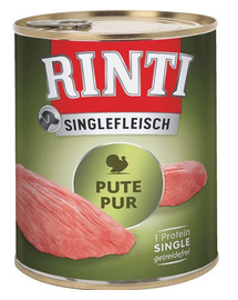 RINTI Singlefleisch Turkey Pure 400 g de dinde monoprotéiné
