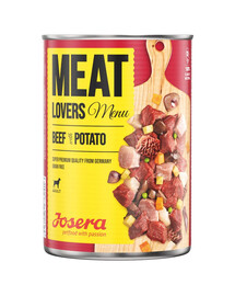 JOSERA Meatlovers Menu Boeuf avec pommes de terre 400 g