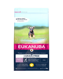 EUKANUBA Puppy Grain Free S/M Petites et moyennes races 3 kg