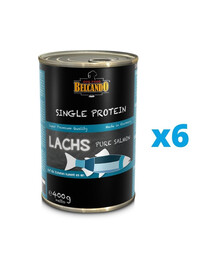 BELCANDO Single Protein Saumon 6x400 g nourriture humide pour chien