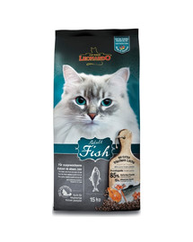 LEONARDO Adult Ocean Fish & Rice 15 kg + ARUBA Cat Morue et lapin avec bok choy et kelp 70 g