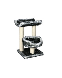 TRIXIE Griffoir pour chat "Isaba" 62 cm noir / blanc