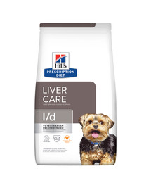 HILL'S Prescription Diet Canine l/d 4 kg nourriture pour les chiens souffrant de maladies du foie