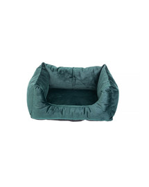 FERA Glamour canapé-lit rectangulaire vert M 55x65x25 cm