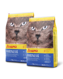 JOSERA Cat Marinesse - pour les chats à l'estomac sensible - 2 x 10 kg