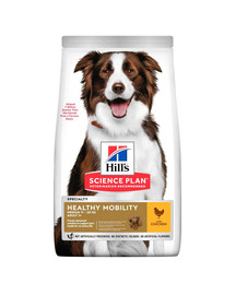 HILL'S Science Plan Canine Adult Healthy Mobility Medium Chicken 14 kg aliments pour chiens de race moyenne poulet soutien articulaire