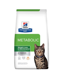 HILL'S Prescription Diet Feline Metabolic aliments secs au poulet 3 kg
