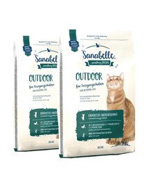 BOSCH Sanabelle outdoor - chats adultes d'extérieur - 20 kg (2 x 10 kg)