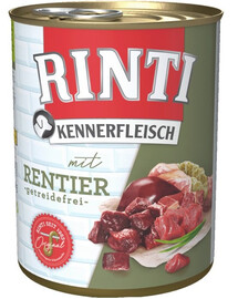RINTI Kennerfleisch Reindeer - Viande de renne - 12x800 g