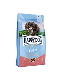 HAPPY DOG Sensible Puppy Pour les chiots saumon et pommes de terre 20 kg (2 x 10 kg)