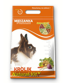 BENEK Mélange premium Natural-Vit pour lapins 500 g