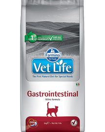 FARMINA Vet Life Gastro Intestinal 10 kg - Nourriture vétérinaire pour chats adultes souffrant de troubles gastro-intestinaux