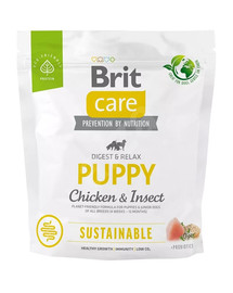 BRIT Care Sustainable Puppy au poulet et aux insectes 1 kg