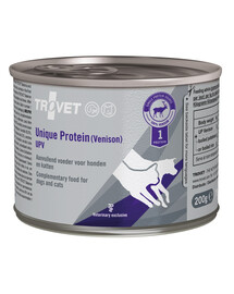 TROVET Unique Protein Venison UPV pour chien et chat venaison 6x200 g
