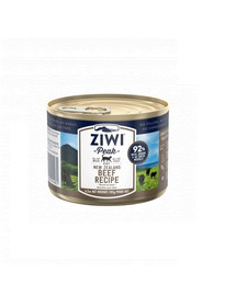 ZIWIPEAK Cat Pâtée pour chat au Bœuf de Nouvelle Zélande  6x185g