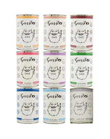 GUSSTO Cat mix de saveurs 8x400 g