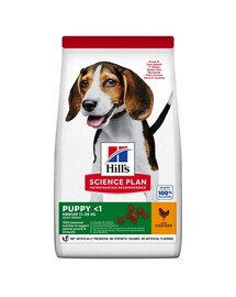 HILL'S Science Plan Canine Puppy Medium Chicken 18 kg nourriture pour chiens de race moyenne poulet