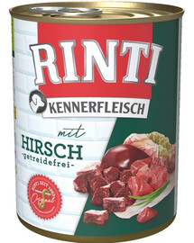 RINTI Kennerfleisch Venison Cerf 12 x 800 g