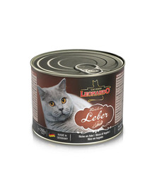 LEONARDO Quality Selection Pâtée pour chats riche en foie 200 g